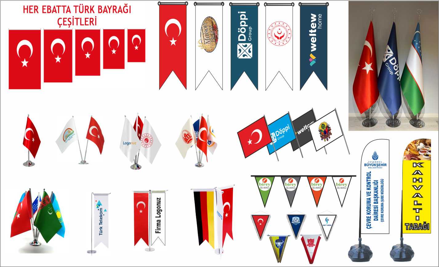 Bayrakçı - Bayrak Çeşitleri