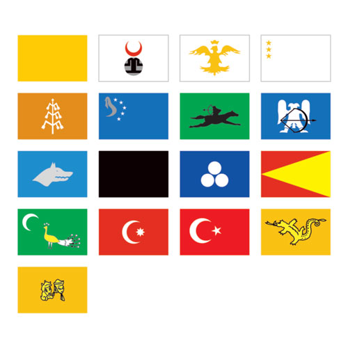 Eski Türk Devleti Bayrakları